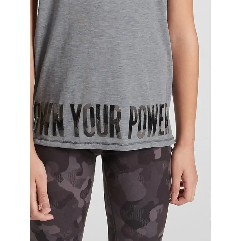 Athleta Girl Limitless Power Tee, Size 7 - Picture 3 of 10